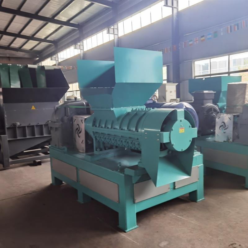 塑料薄膜螺旋粉碎机旧布料纤维纺织物撕碎机涤纶碎布头螺旋细碎机