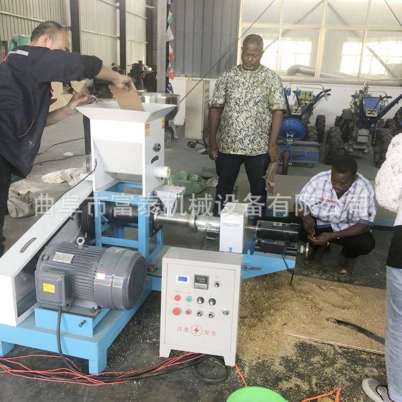 家用猫粮狗粮膨化设备水产鱼虾蟹饲料膨化机宠物食品膨化机优惠