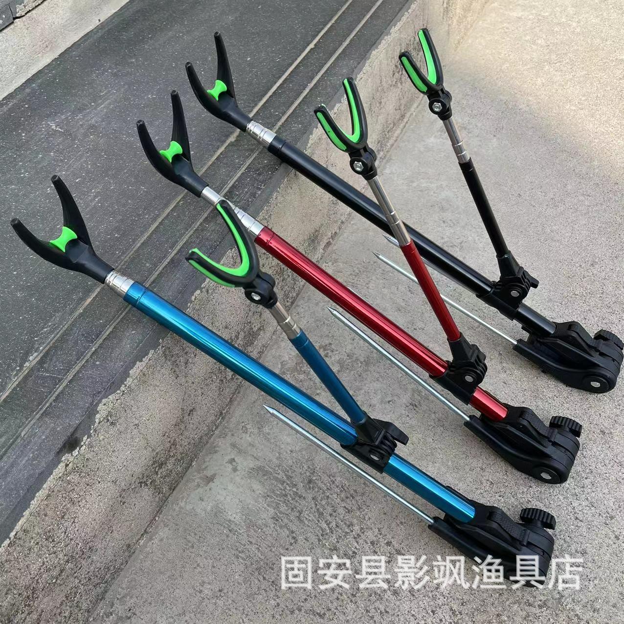 炮台支架鱼竿支架不锈钢炮台钓鱼支架钓箱钓椅两用支架配件