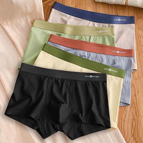 1Pcs Underwear Men's Boxer Shorts Sexy Panties Cotton Boxers