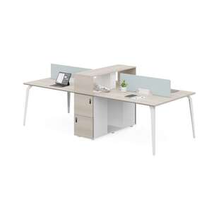 KuiShue巨树 四人位职员桌组合办公桌电脑台员工屏风工位卡座