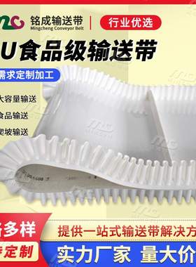 {活动价}厂家直供绿色PVC挡板提升带提升机输送带 挡板爬坡输送带