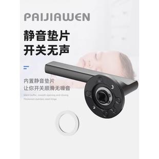 黑色卧室门锁室内木门把手家用磁吸静音分体锁房间通用型锁具门