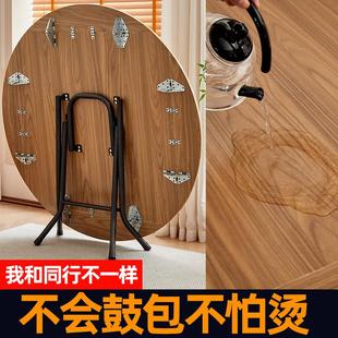 折叠桌子餐桌家用小型吃饭简易圆形圆桌正方形方桌简易多功能饭桌