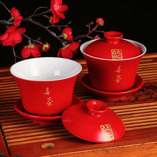 婚庆用品大全结婚碗筷套装敬茶杯子婚礼改口敬酒陶瓷喜碗喜杯喜筷,节庆用品/礼品,颁奖托盘,淘宝优惠券,粉丝福利购,淘宝优惠卷