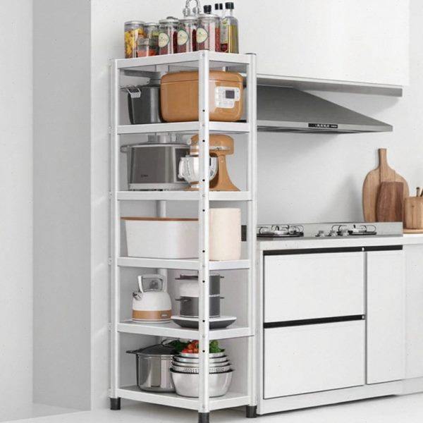 白色厨房置物架落地多层收纳小架子家用储物货架微波炉烤箱锅架,厨房/烹饪用具,微波炉置物架,淘宝优惠券,粉丝福利购,淘宝优惠卷