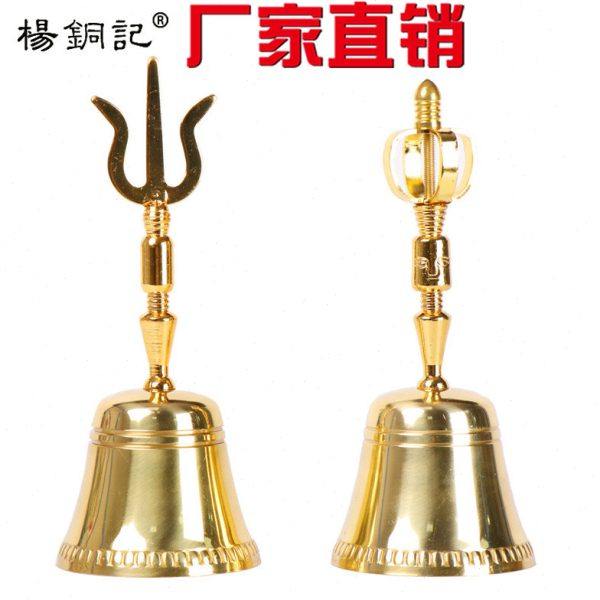 杨铜记 摇铃 铜器铜手摇铃山形四方头佛铃道铃金刚铃,饰品/流行首饰/时尚饰品新,摆件,淘宝优惠券,粉丝福利购,淘宝优惠卷