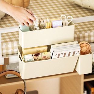 课桌书架教室收纳架学生宿舍挂篮学校侧边旁挂钩置物架收纳神器