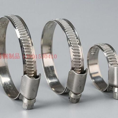 304不锈钢德式喉箍9mm宽管夹卡扣水管锁扣卡箍闷孔抱箍16mm-600mm