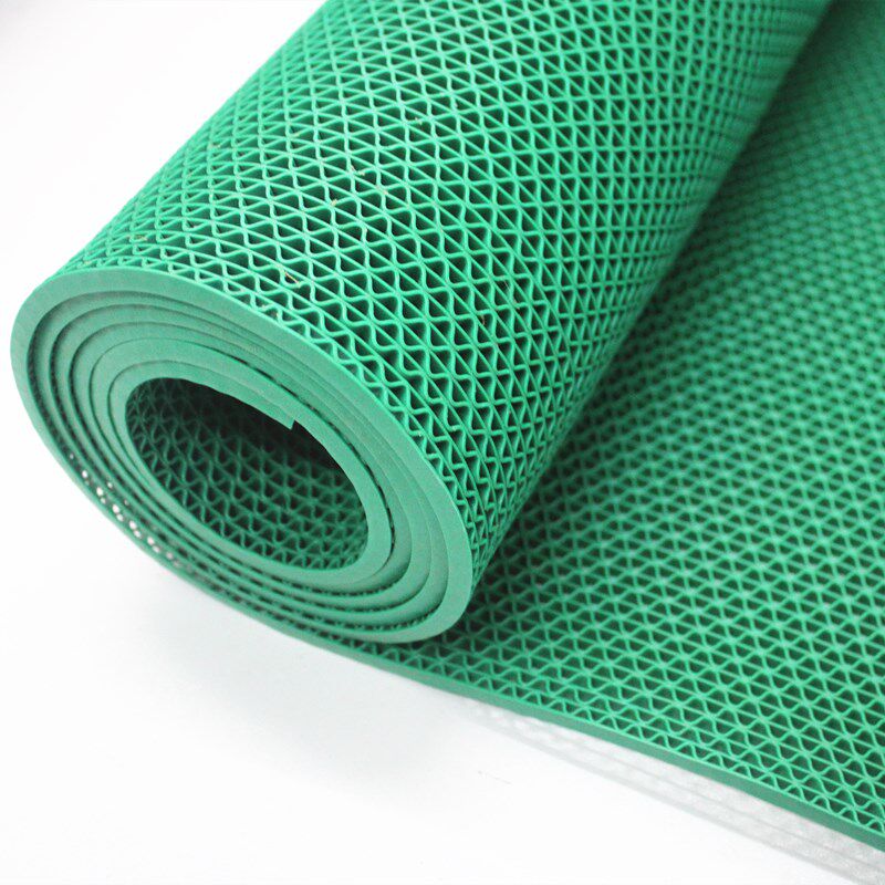 PVC塑料地垫镂空浴室卫生间防滑垫厨房厕所网R格地毯防水脚垫室外