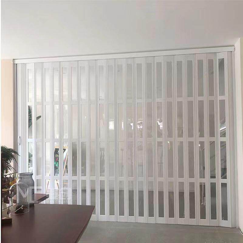 室内PVC折叠门家用厨房阳台隔断折叠门供应伸缩可推拉折叠门