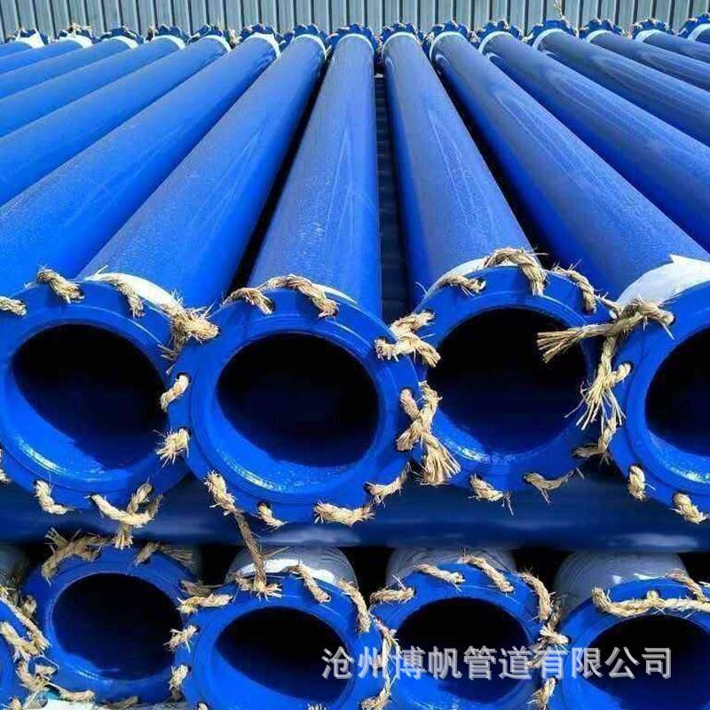 涂塑钢管丝扣连接饮用水钢塑复合管法兰焊接供排水涂塑钢管螺旋