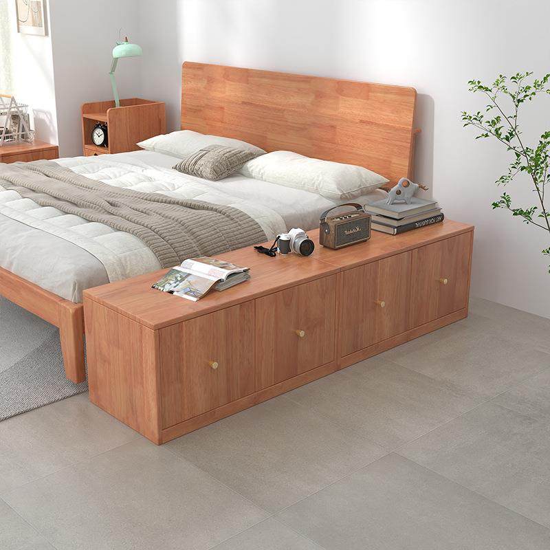 实木飘窗柜储物柜可坐落地阳台置物矮柜地柜飘窗收纳柜窗台上翻门