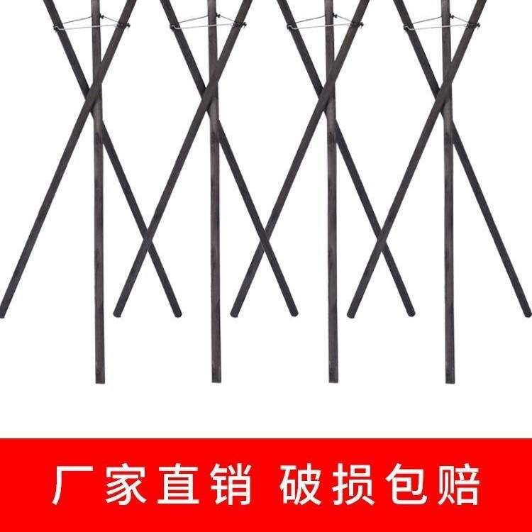 开业花篮三脚架花架木质黑色插花架三角架支架实木架花店用品包邮