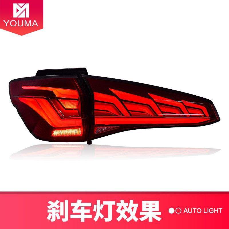 专用于别克GL8 ES LED尾灯总成17-19款改装扫描LED流水转向尾灯
