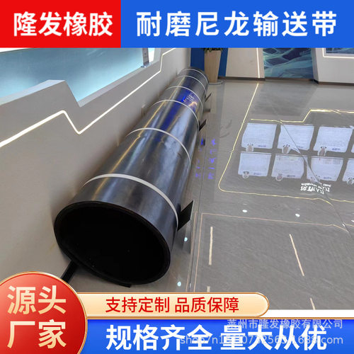 耐磨尼龙输送带EP200耐热耐酸碱NN15兆帕阻燃运输非腐蚀性物用