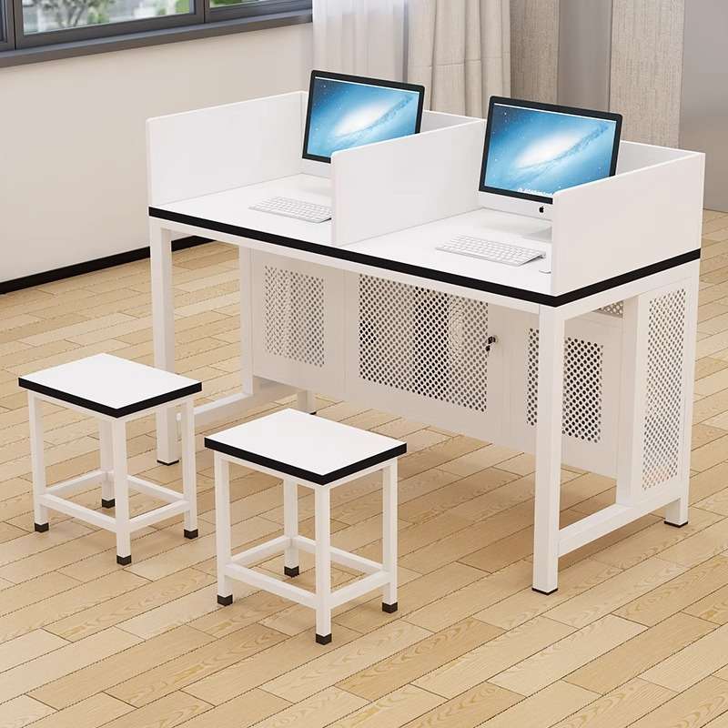 学校中小学生机房电脑桌微机室电脑桌培训班多媒体双人单人电脑桌