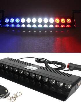 S12汽车吸盘爆闪灯12LED高亮聚光铲子型前挡吸盘式爆闪带遥控