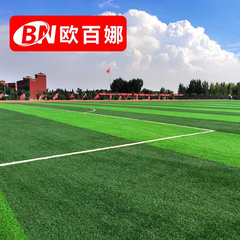 专业足球场人造草皮室内可划线五人制足球免充砂仿真草坪