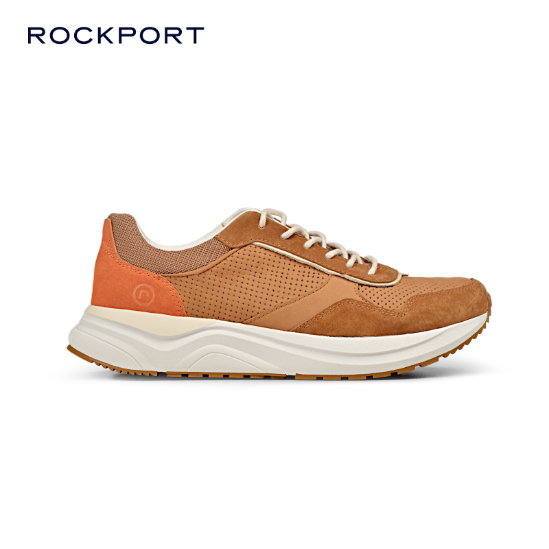 Rockport/乐步休闲运动鞋男士2025夏季新款经典磨砂皮跑步鞋鞋子