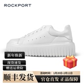 板鞋 Rockport 休闲鞋 百搭厚底增高运动鞋 乐步板鞋 女2025秋冬新款