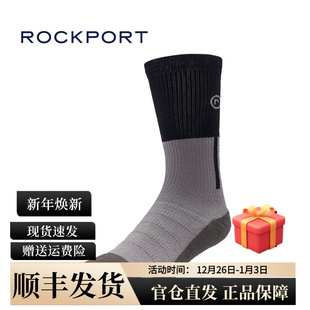 Rockport 渐变运动长袜防臭吸汗抗菌长筒袜 乐步官方男袜2024新款