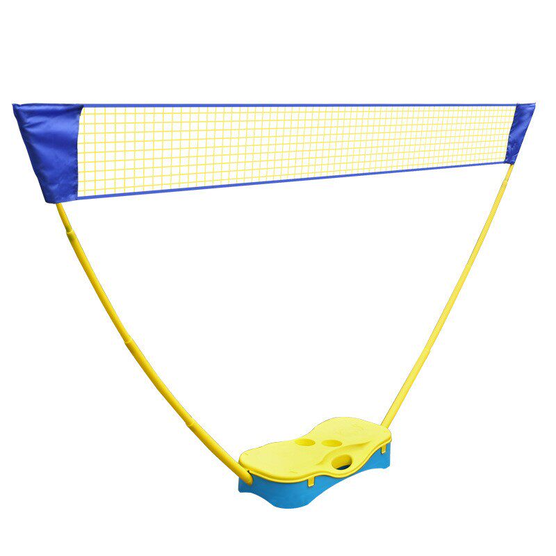 便携式羽毛球网架室内户外家用简易羽毛球柱娱乐收纳型3米可拆装