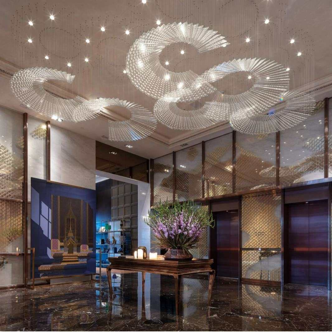 透377明亚克力片KTV店大堂非创酒意异工形美陈展吊灯程标高端,家装灯饰光源,智能吊灯,淘宝优惠券,粉丝福利购,淘宝优惠卷