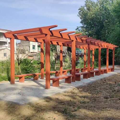 户外室外景化观模具具防腐木葡萄架模防廊木庭院ltao1000架文长廊