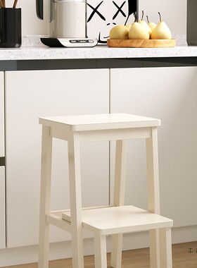 进爬梯口实木脚GRU踏凳多功能梯凳家用椅子登高楼凳子高凳两用梯