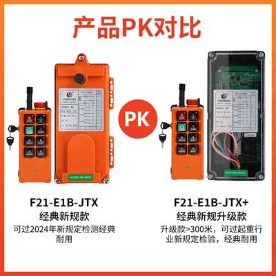 F21E匙1B--JTX急停钥车开关工业用无线遥控行天853车葫芦新国标
