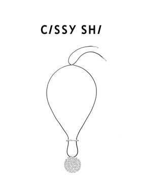 CISSY SHI温蒂妮的记忆系列相逢项链蜡线百搭新品长款小众礼物女