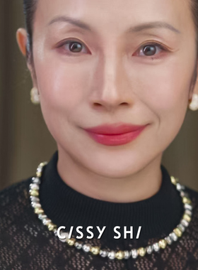 CISSYSHI镀18K金锆石短项链