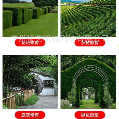 篱21V/24V手双单刃电动绿篱机充电式篱笆剪球型单ZJH绿修剪机