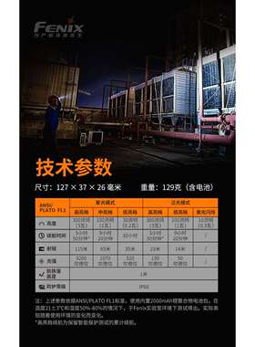 Fenx尼克斯WT16RHTP功能工作多灯手电筒磁吸聚泛光检修作菲业i警