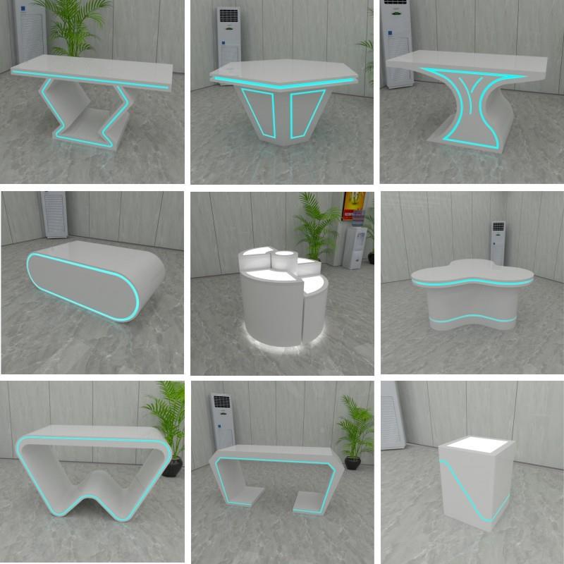 异型展示柜展台中岛异型展柜柜烤漆厅陈列柜科技展馆产品台展展览