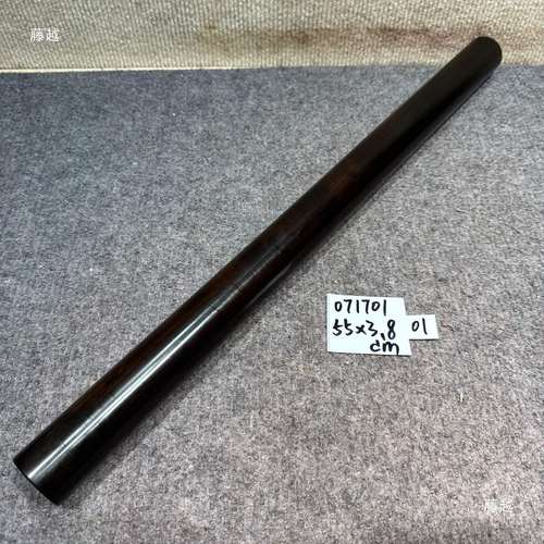 紫光檀（东非黑黄檀）擀面杖 实木短棍 武术棍 健身太极棍 双节棍