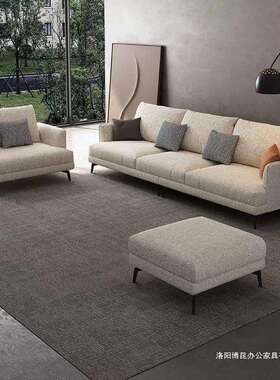 新猫棉麻IXJ布艺沙小户型现代简约客厅三人位直排款防抓可拆洗沙