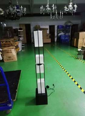 代新中式新计款设师50532样板房性玻璃落地现个灯