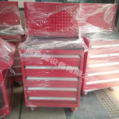 BY-0832车间工位车七具层五5推层屉工具车车汽抽车维修工具箱工柜