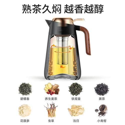 焖茶壶家用保温陶瓷内胆普洱白茶闷壶泡.LIS6L大壶容量热水1瓶