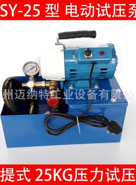 电动试压泵DSY25手提式打压泵洗水VTV车泵压泵2力测5KG压试泵