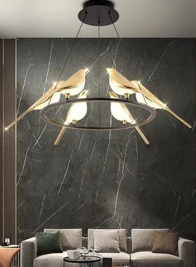 2025年新红款喜鹊餐厅约46134吊灯现代简个性厅吧台餐桌网创意灯