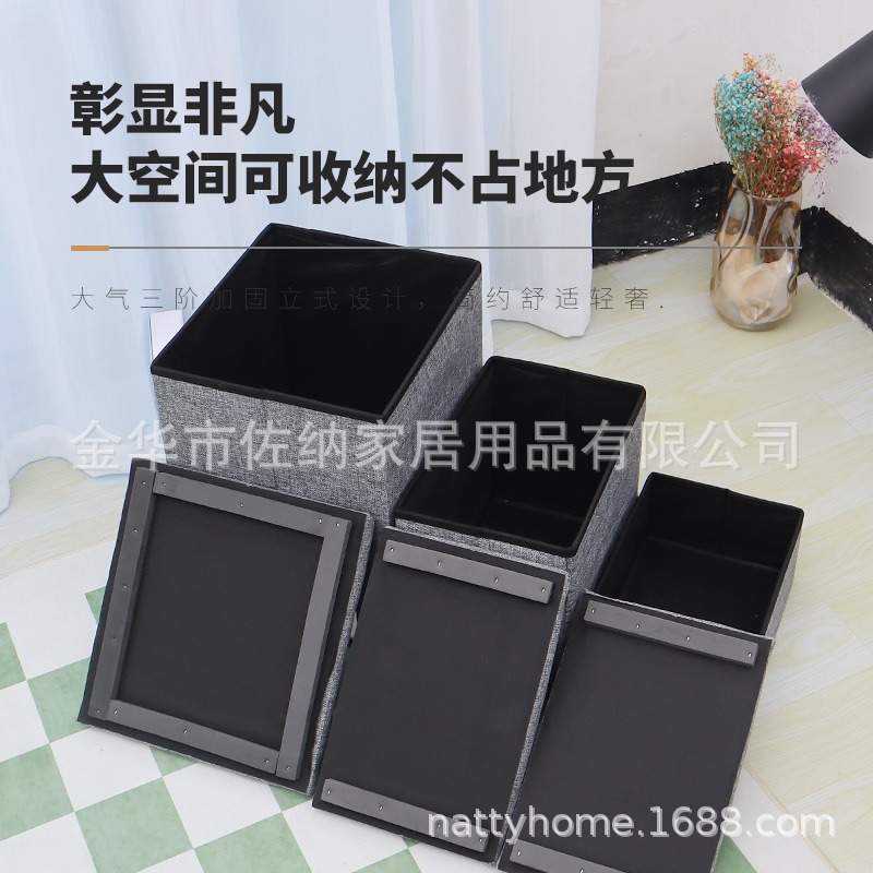 爆款宠物三阶楼梯收纳爬梯可折叠狗窝防滑猫咪沙发床台阶玩耍猫窝
