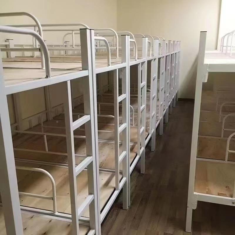 层铁架双床儿午托床童午休上下床小学生幼儿园宿舍高ST1022低铺床