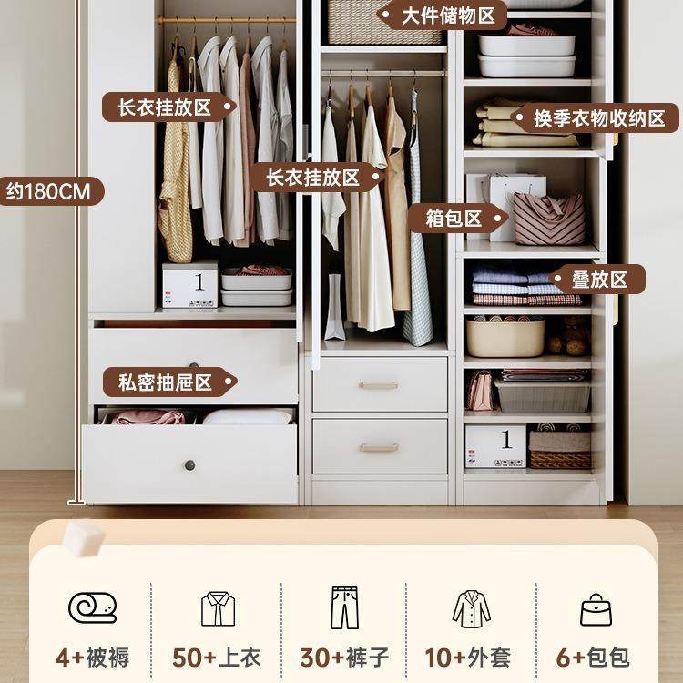 卧衣柜家用易室205新款简组装推2拉门挂衣柜出租房用小型YG0057单,电子/电工,接线端子,淘宝优惠券,粉丝福利购,淘宝优惠卷