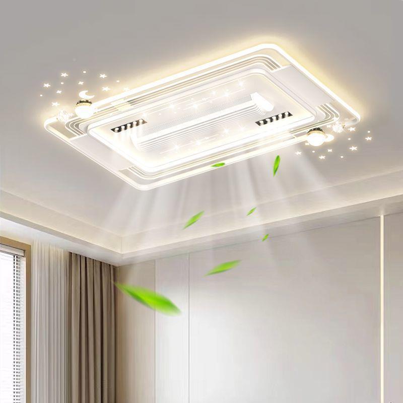 吸顶灯416带风扇225新款0叶风无扇灯离语音隐形线风扇灯