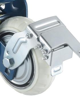 寸6寸8重型减震双寸弹工簧铁芯FUC轮业耐重设备聚氨酯5脚轮厂家