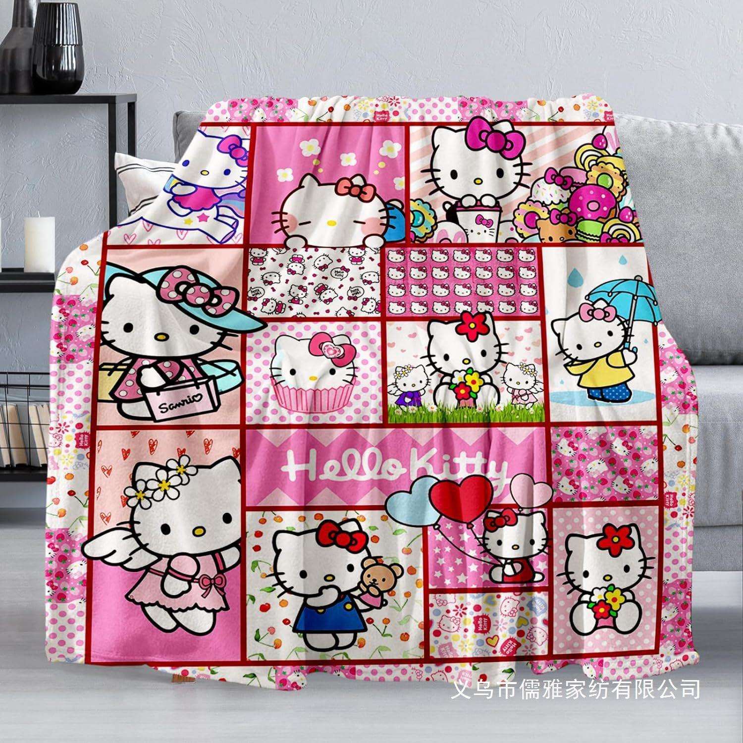 通可客爱426卡通盖毯超柔软盖法厅兰绒儿童女孩沙发床上卡用品装