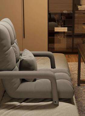 床上靠背椅学宿25756舍榻榻椅米卧室单人躺折生叠椅子飘窗座椅懒